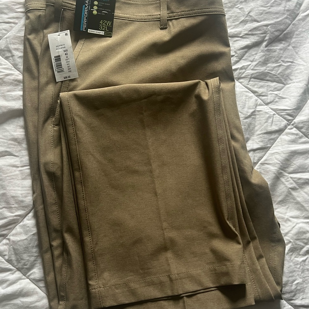 Men's Tan Dress Pants